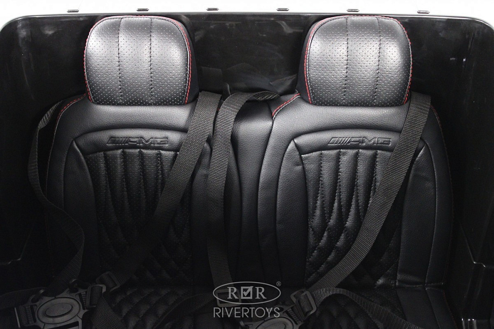 Детский электромобиль RiverToys Mercedes Benz G63 Y777YY BLACK-GLANEC/черный глянец