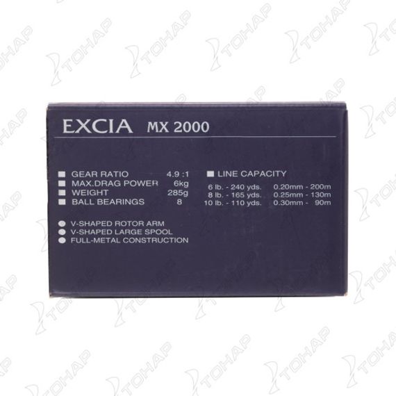 Катушка Excia MX 2000, 8+1под Ryobi