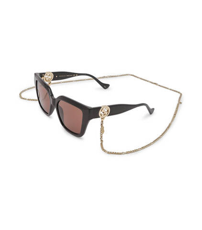 Солнцезащитные очки Gucci - черный(GG1023S)