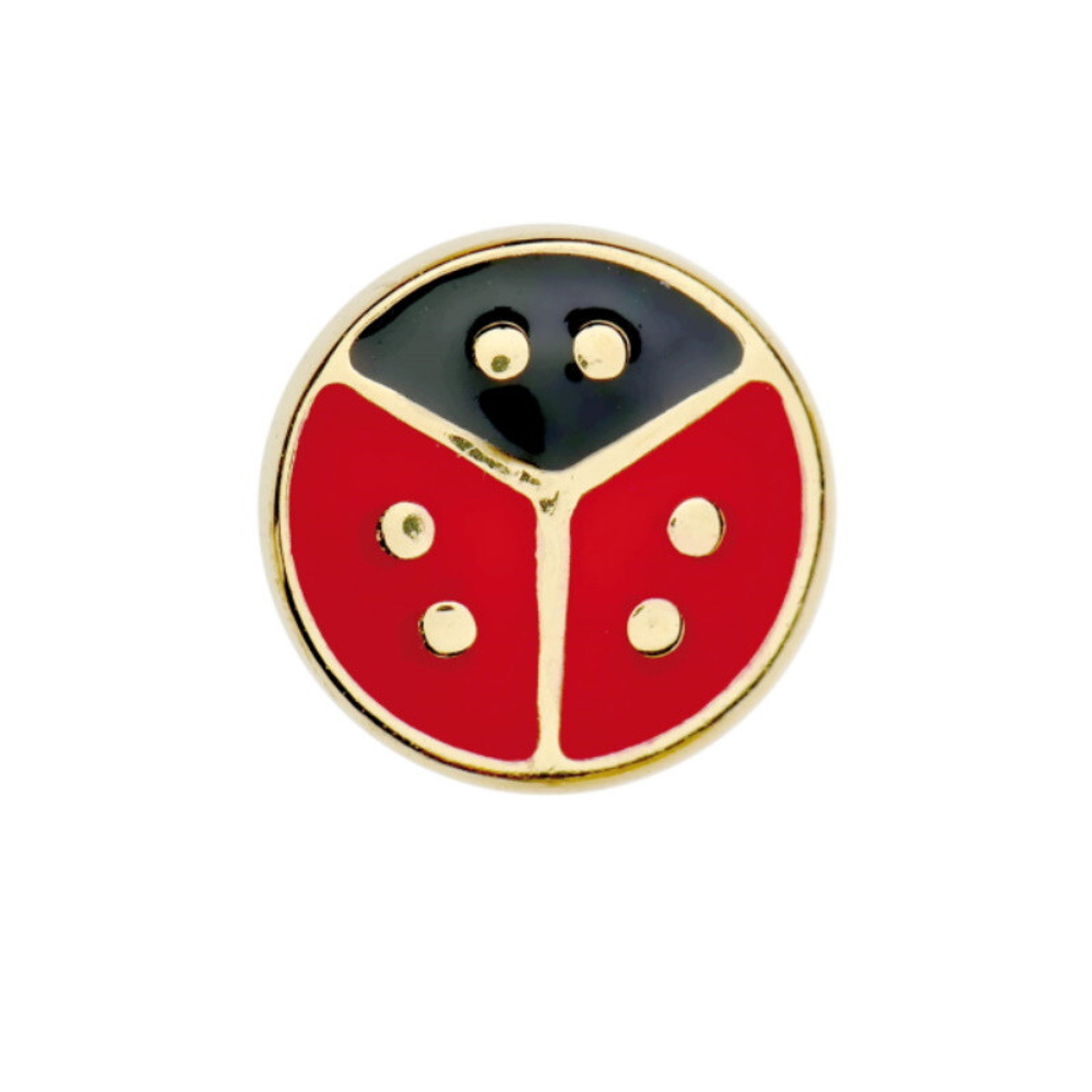 Детские серьги из медицинской стали Baby Ladybug Biojoux