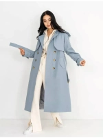 Тренч длинный оверсайз плащ