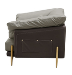 Кресло ARTE NAPPA SF035 серый/темно-серый #6623