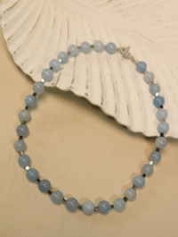 Чокер из аквамарина "Линия горизонта"