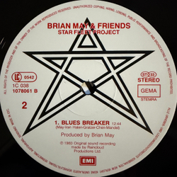 Виниловая пластинка Brian May + Friends - Star Fleet Project LP