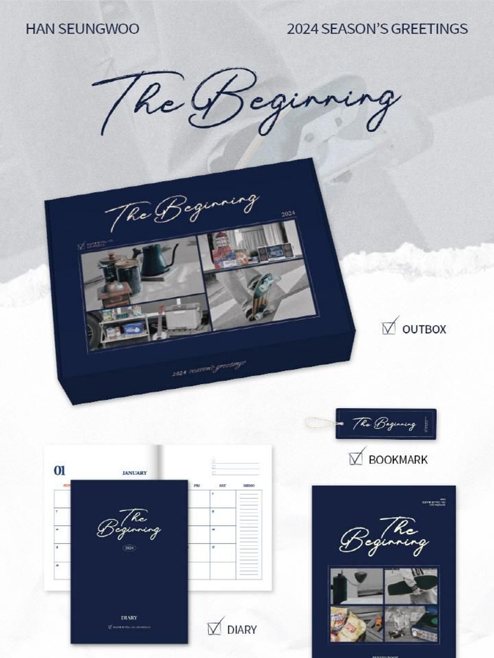 товары HAN SEUNGWOO - THE BEGINNING : , 2024 Season's Greetings