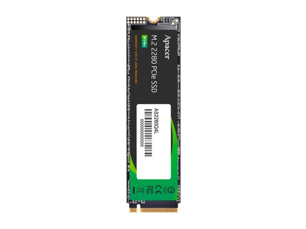 SSD накопитель Apacer 256ГБ, M.2 2280, PCIe 4.0 x4, NVMe [AP256GAS2280Q4L-1]