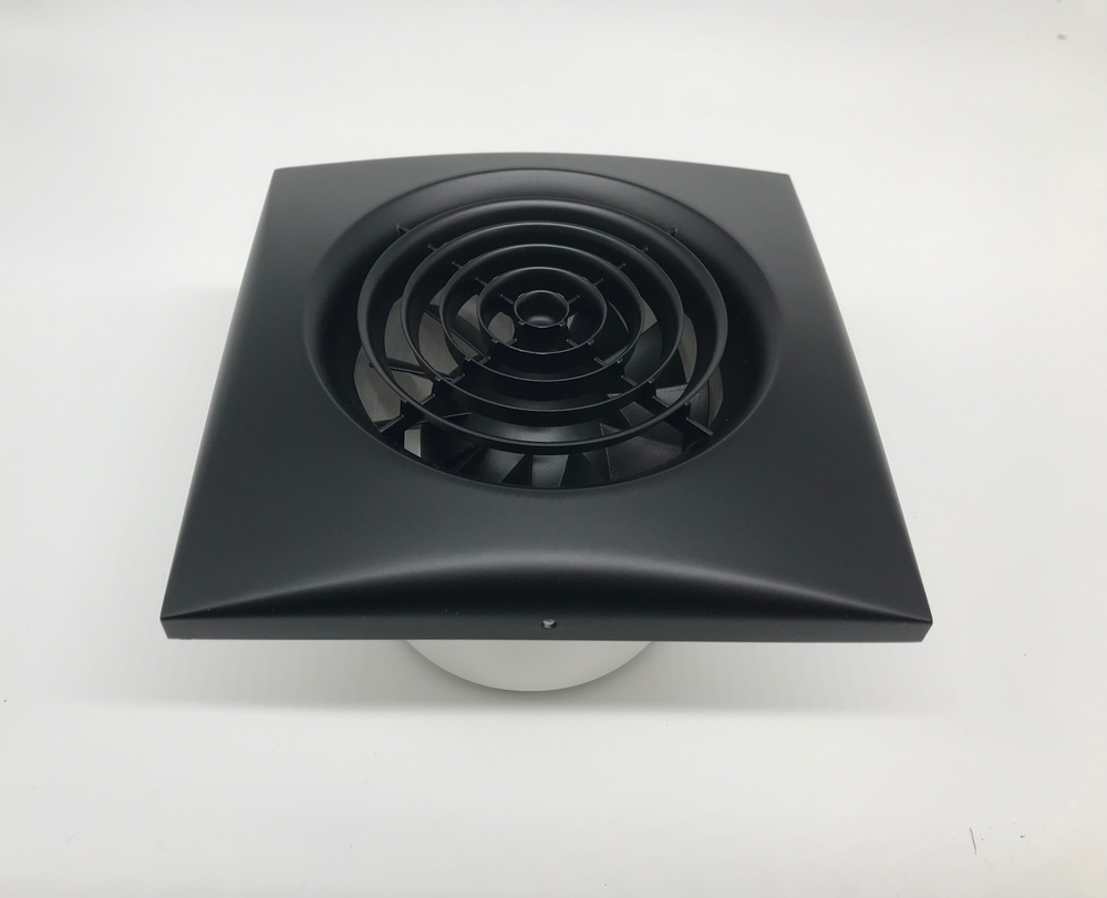 Вентилятор накладной Soler & Palau Silent 100 CRZ Black Matte (таймер)