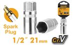 Головка для свечей зажигания 6 гр, 21 мм, 1/2",  INGCO HSPS12211 INDUSTRIAL