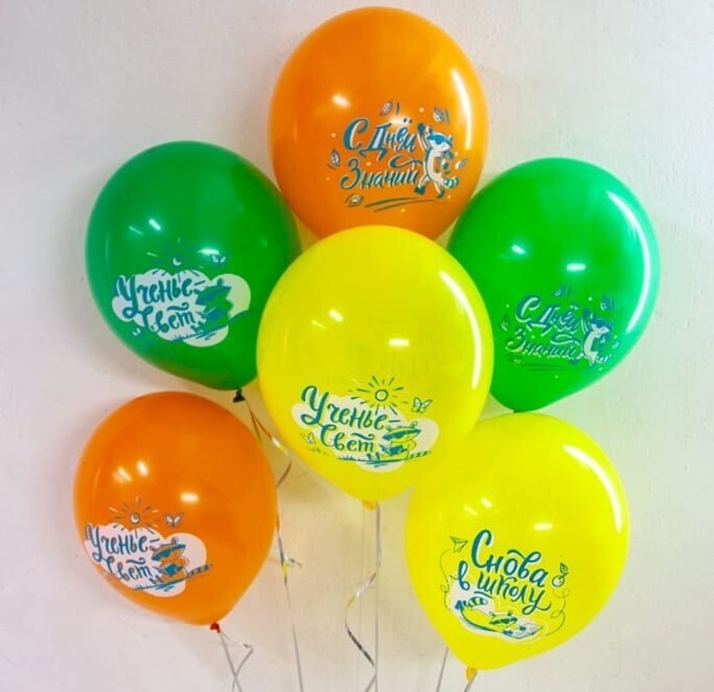 Набор воздушных шаров. Снова в школу,