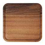 Поднос деревянный квадратный bernt, 20х20 см, орех