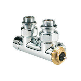 Термостатический угловой узел Jaga Deco-Pro 1/2* М24 (50940.427/SP)