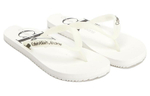 CK/Calvin Klein lightweight and Comfortable Flip flops Men's Moonlight White