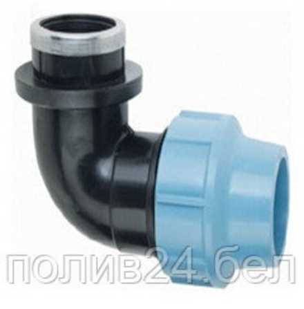 Колено для ПЭ трубы 25х3/4" ВР