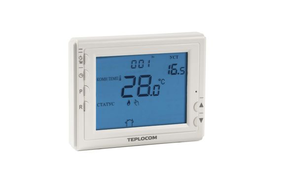 Термостат комнатный Бастион Teplocom S-Prog-2AA/8A 39445