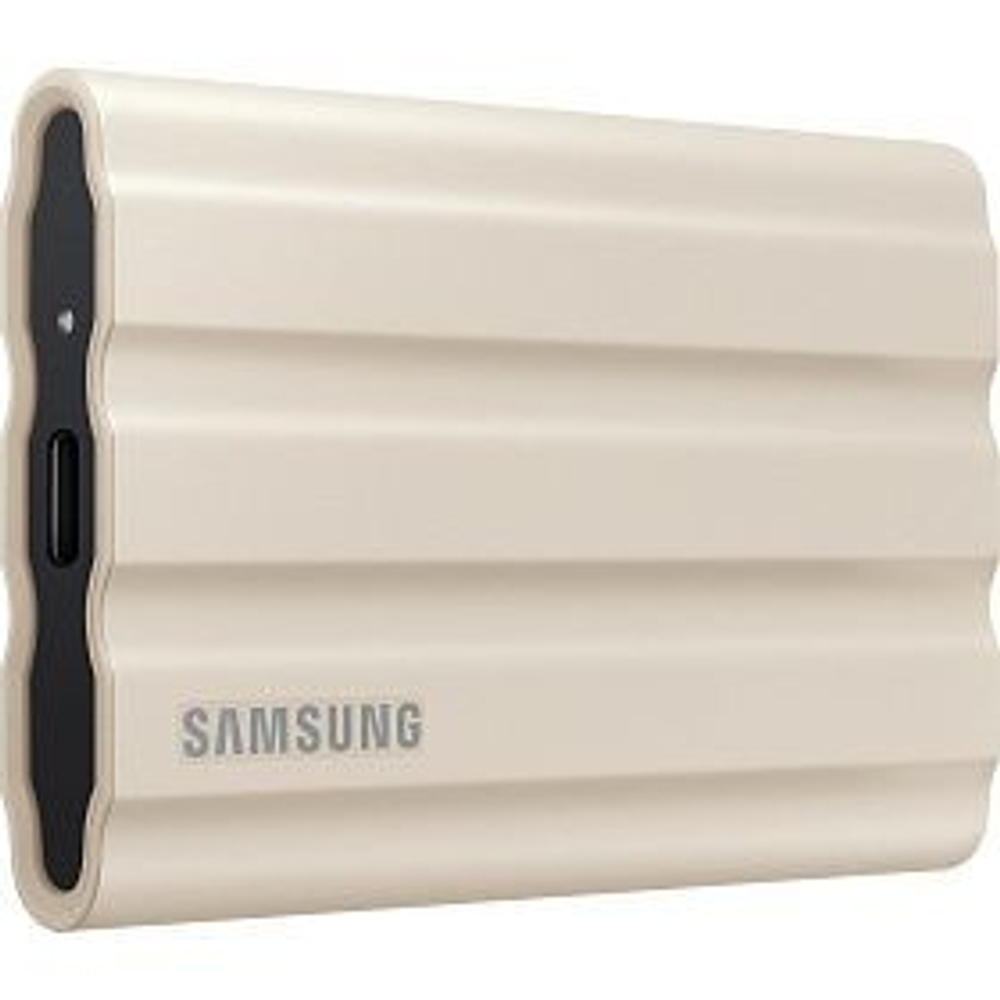 Внешний накопитель SSD 2Tb Samsung T7 Shield (MU-PE2T0K/WW) USB 3.2 2 ТБ бежевый