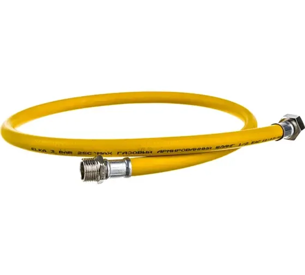 Шланг газовый 1/2 г/ш 1,0 м ELKA 10*15
