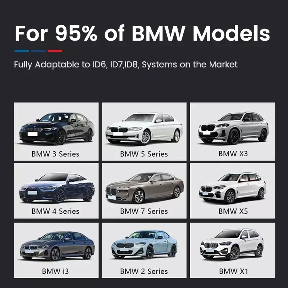 Мультимедиа блок для BMW 2019+ со штатным беспроводным CarPlay - Carmedia ASR-V423W на Android 13, 8-ядер, 8/256ГБ, 4G SIM-слот, простое подключение