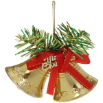 Украшение новогоднее «Колокольчики» 9*9 см, Золото