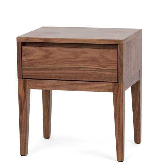 Прикроватная тумба Cino 45х35 см, шпон ореха