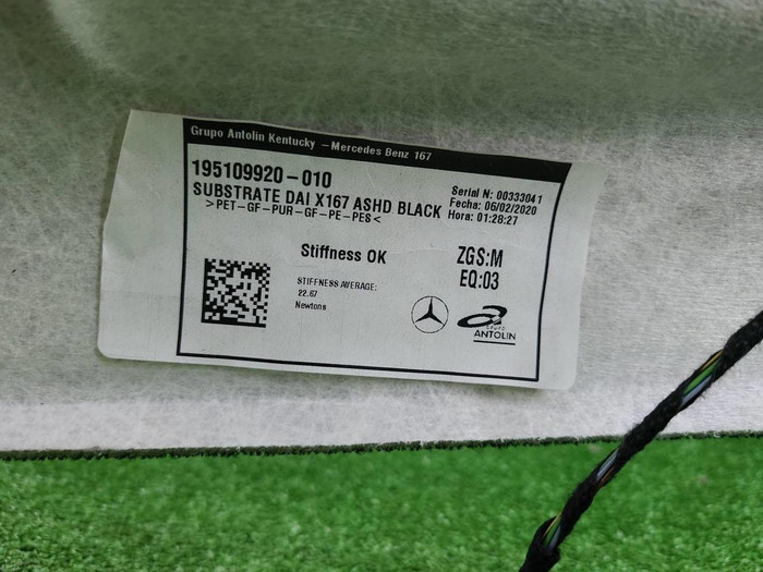 Обшивка потолка Mercedes GLS x167 (2019-н.в.)