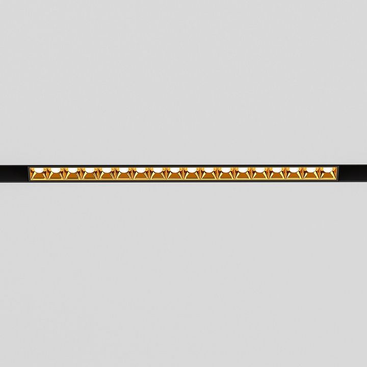 Трековый светодиодный светильник Elektrostandard Slim Magnetic Artas 85104/01 черный/золото a064530