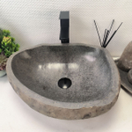 Раковина из речного камня RS-63667 (48*38*15) 0122