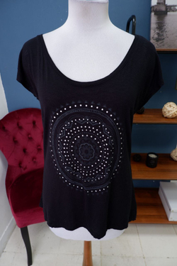 Футболка Lascana с принтом 40-42 размер