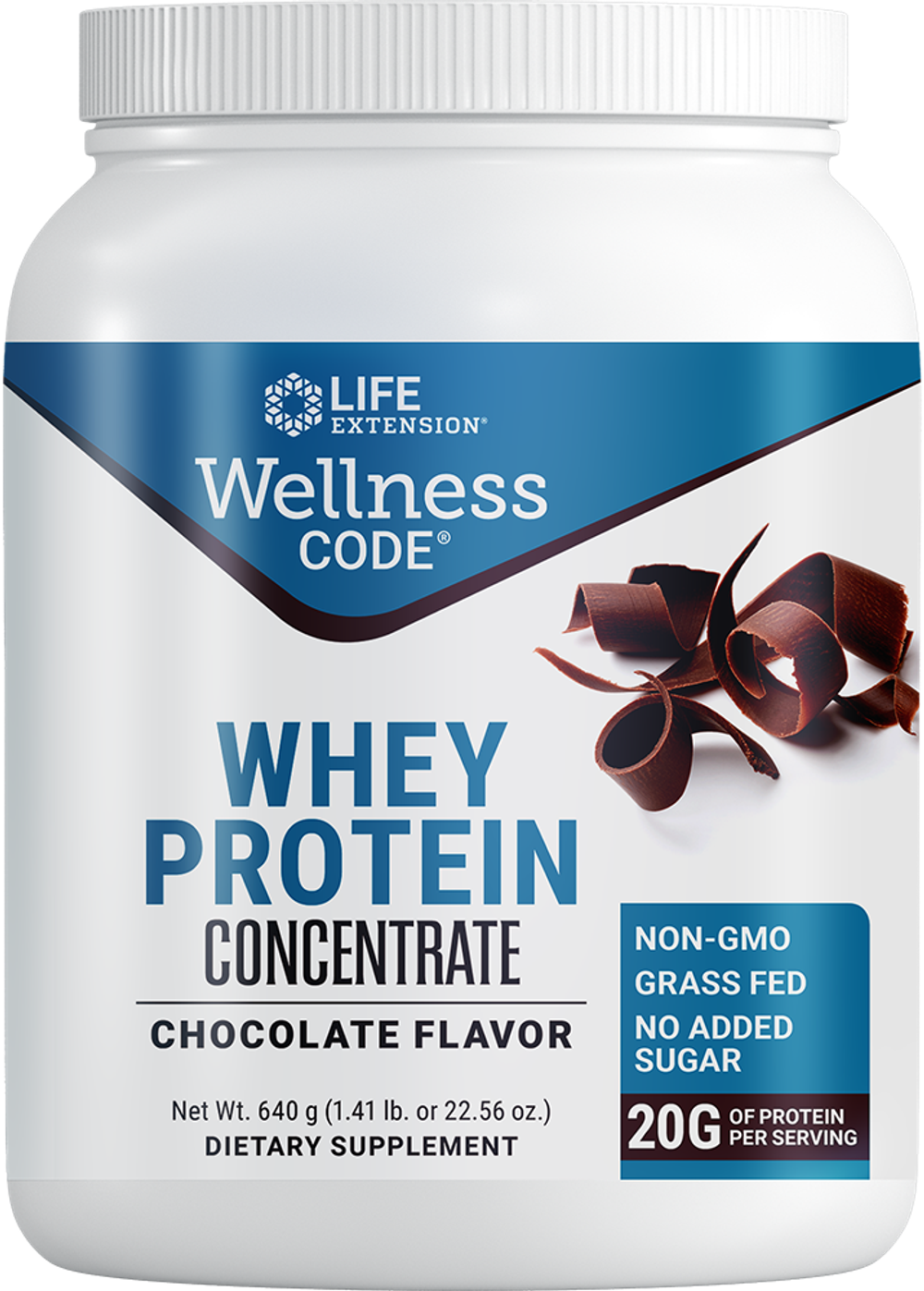 Wellness Code® Whey Protein Concentrate Life Extension