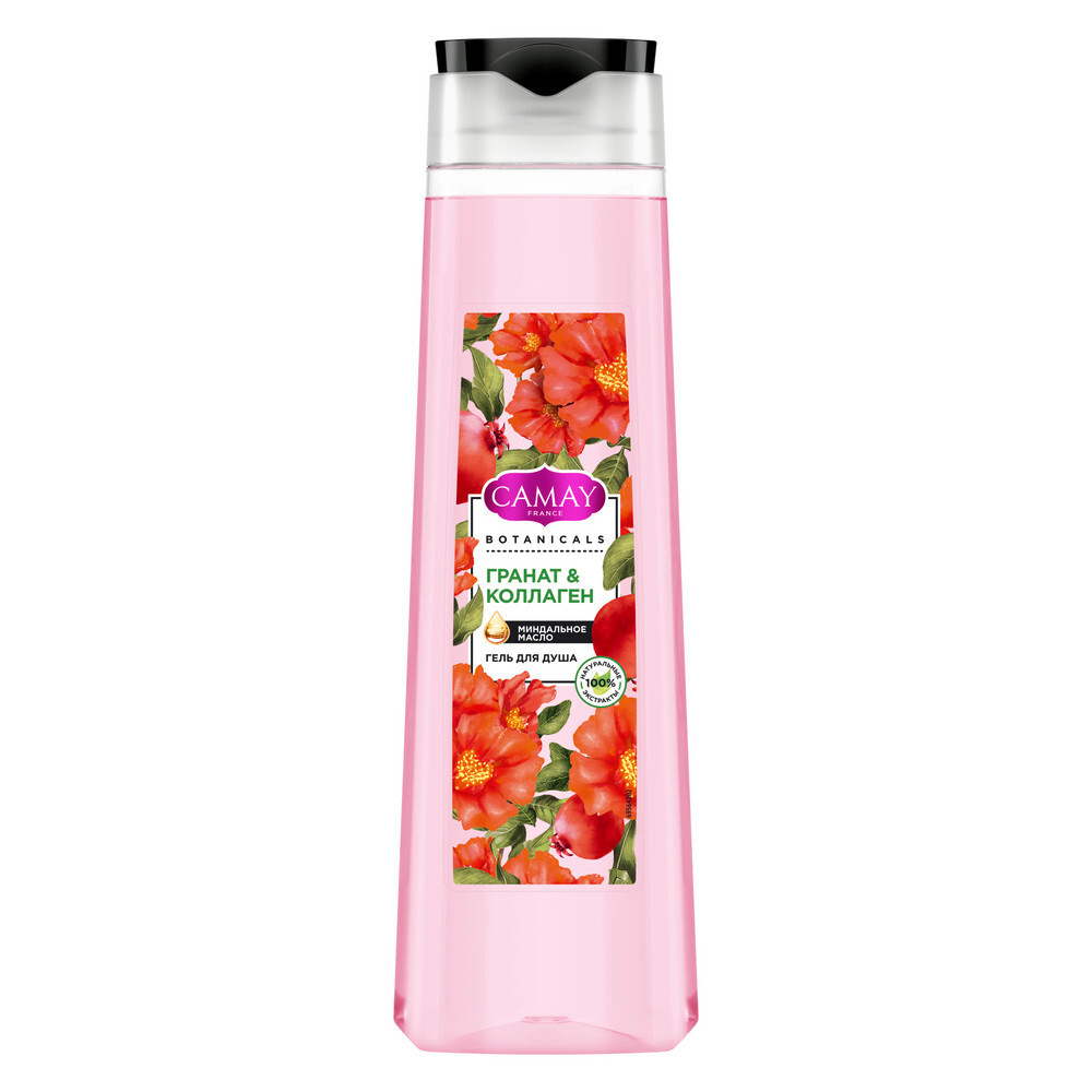 Camay Гель для душа Botanicals Цветы граната, 400 мл