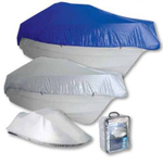 Чехол для лодки из полиэстера Lalizas Sea Cover, размер Junior, петель 6, для надувной лодки 2,4 - 3 м, серебристый