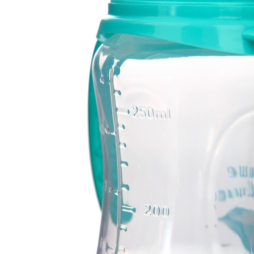 Бутылочка для кормления «Наше сокровище» детская приталенная, с ручками, 250 мл, от 0 мес. 2969838