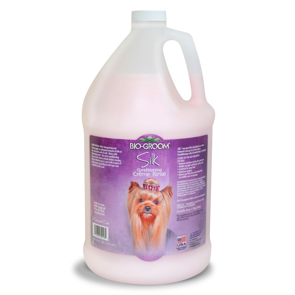 Bio-Groom Silk Condition кондиционер-ополаскиватель для блеска и гладкости шерсти кошки/собаки (3,8 л)