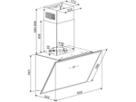 Вытяжка MAUNFELD EAGLE 850 60 Glass White