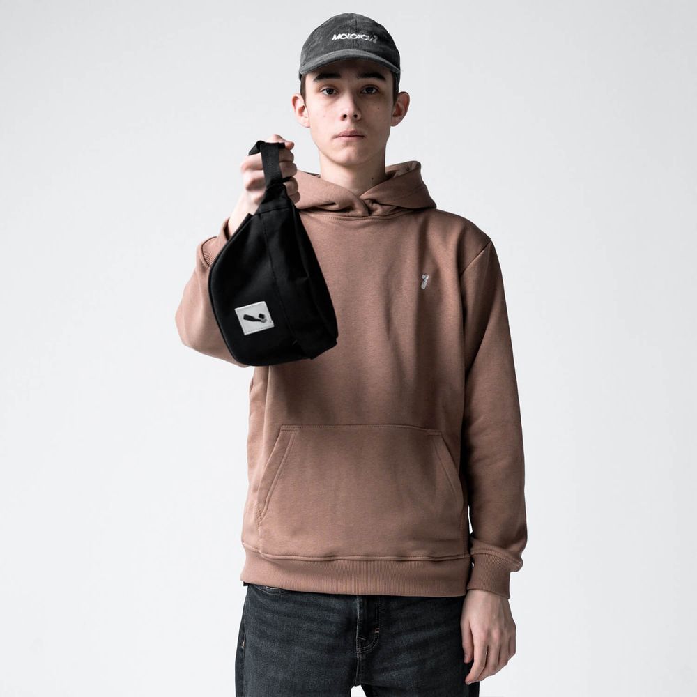 Сумка поясная Molotov Bottle White Patch Черная