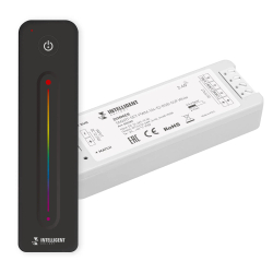 INTELLIGENT ARLIGHT Диммер SMART-SET-PWM-104-52-RGB-SUF White (12-24V, 3x4A, ПДУ LINE, 2.4G) (IARL, Контроллер) 036189