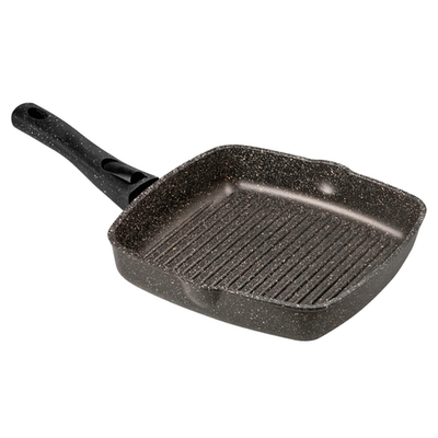 Сковорода гриль 28*28см Гранит со съемной ручкой, сг2852аг