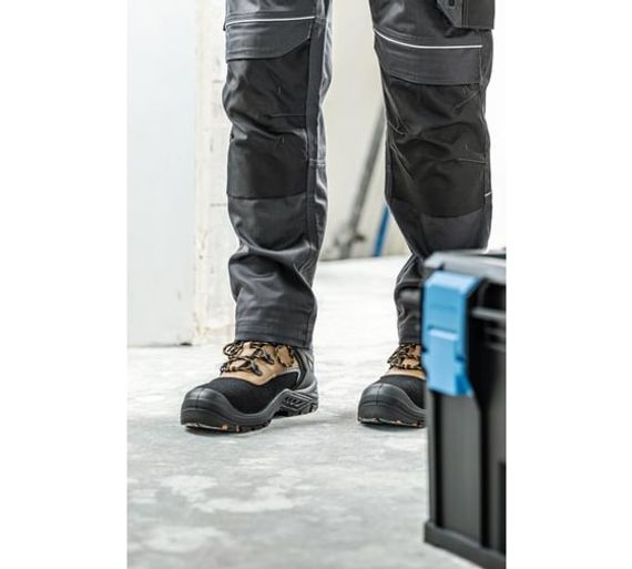 Ботинки рабочие MEPPEN S3L SR бежевый/черный Högert, арт. HT5K591