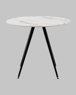 Стол Ники круглый столешница керамика Ice Jade 900