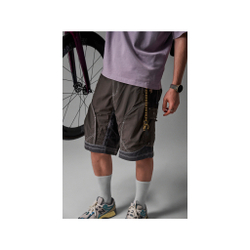 Шорты Nothomme Blue Workwear Shorts "Gray And Green Gray"