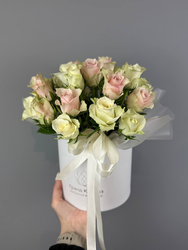Композиция из роз 40 см Атена и Пинк Атена Композиция из роз 40 см Атена и Пинк Атена