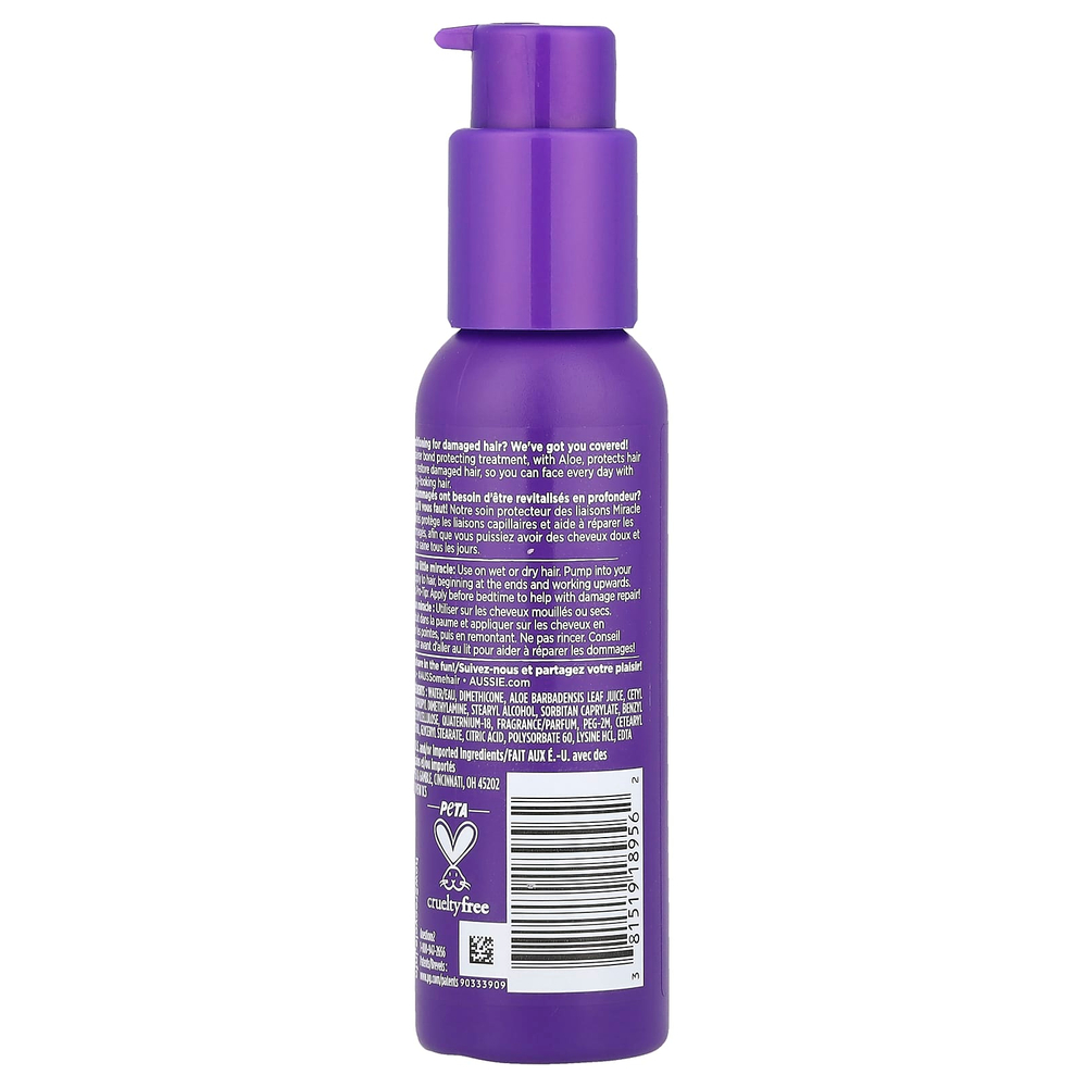 Aussie, Miracle Repairer, сыворотка для защиты облигаций с алоэ, 95 мл (3,2 жидк. унц.)