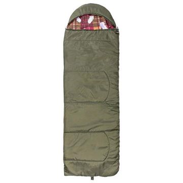 Спальный мешок Helios БАТЫР СОК-2 (220*70) зелёный (холлофайбер)