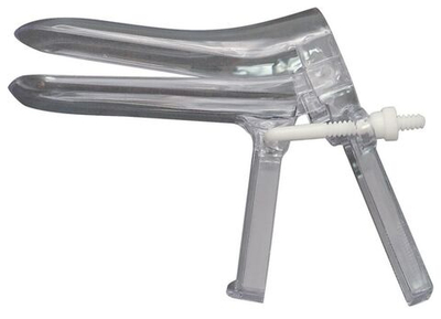 Гинекологическое зеркало-расширитель из пластика (Цвет: серебристый)