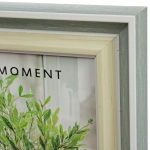 Фоторамка 13*18см «Женева» синяя дымка, пластик