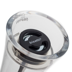 Мельница для перца 17.5см Bisetti Verona прозрачная Италия фрагмент