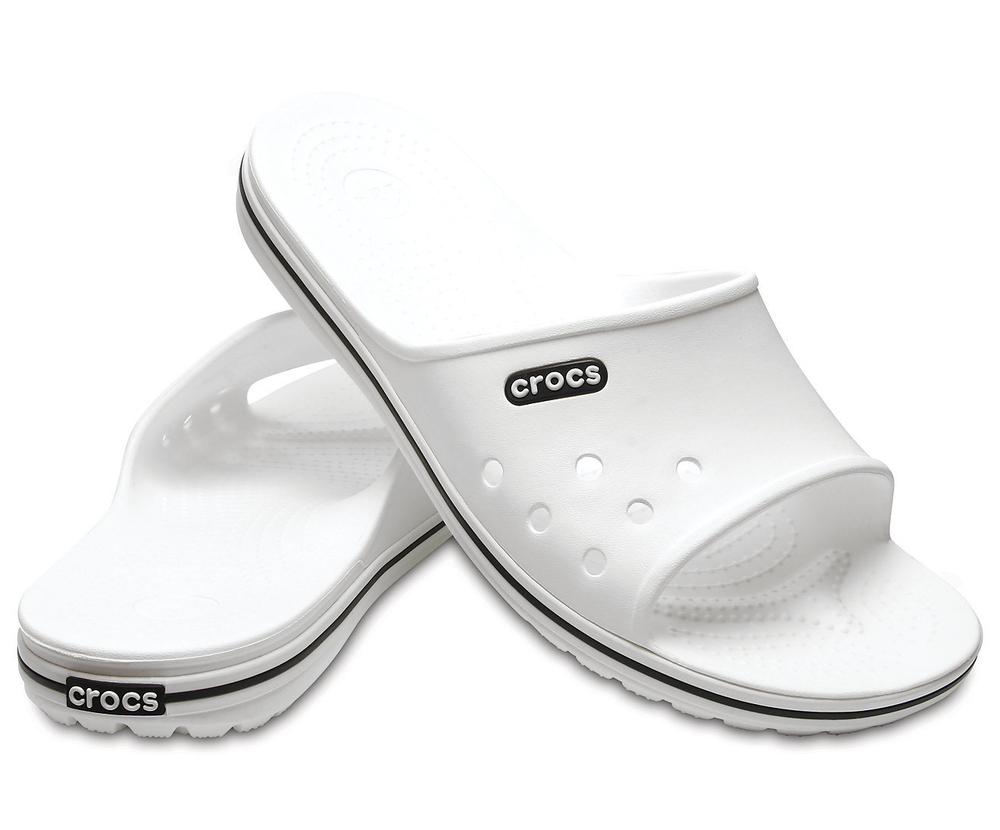 Шлепанцы Crocs Crocband II Slide Белые
