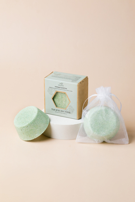 Твердый шампунь для волос "Тысячелистник"