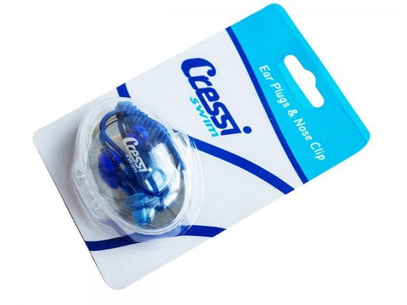 Набор Cressi Беруши + зажим для носа силиконовые