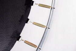 Батут с лестницей и внутренней сеткой 305 см зеленый