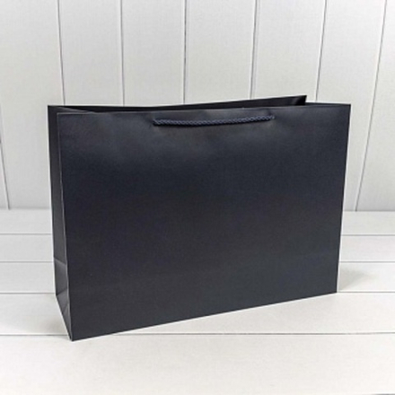 Пакет подарочный Фактура Синий 45*32*15 см.